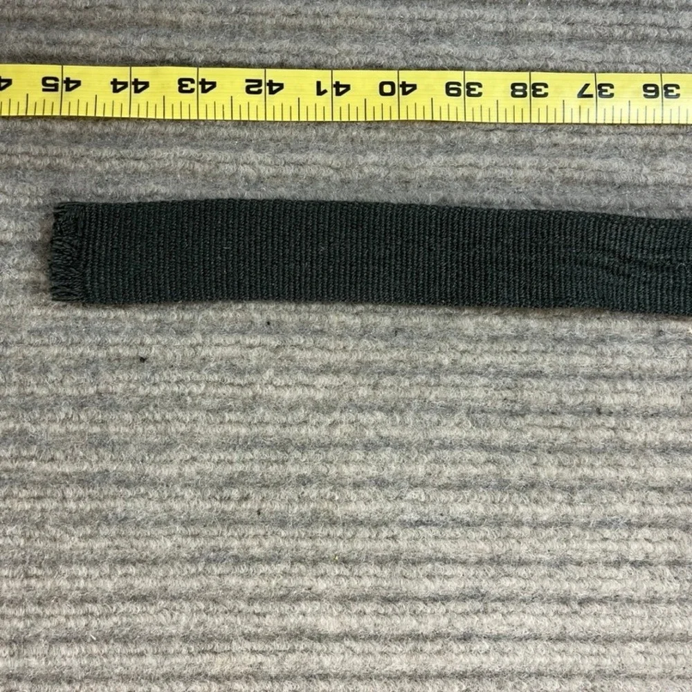 Unbranded Olive Green Canvas Web Belt Double D-Ring Buckle Military Style 44.5in
